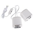 thumbnail image 2 of Beige USB Computer Speakers with Stereo Design and Wired Control for Laptops and Desktops, Plastic, 1 Pair, 2 of 8