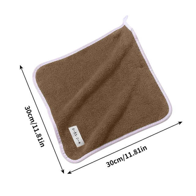 QTOCIO Children's Handkerchief Towel Candy Face Wash Soft Absorption Of Water Multi-purpose Small Towel