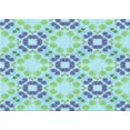 thumbnail image 1 of Ahgly Company Machine Washable Indoor Rectangle Transitional Aquamarine Green Area Rugs, 5' x 7', 1 of 7