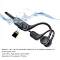 thumbnail image 4 of Écouteurs Sonores Os, Écouteurs à Oreille Ouverte à Faible Latence IP68 Étanches Multifonctions Longue Autonomie Mémoire Extensible Lecteur MP3 pour la Randonnée pour l'Entraînement, 4 of 7