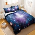thumbnail image 3 of Move Over Blue Galaxy Bedding Sets Queen Galaxy Duvet Cover Set Galaxy Pattern Microfiber No Filling, 3 of 9
