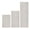 White-605, variant on Linen Doormat SetNon-Slip Kitchen Rug3-Piece Jute Runner for High-Traffic Entryway, Office Floor Protection(White)