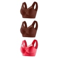 thumbnail image 1 of Timegard Womens Plus Size Bras No Underwire Full Coverage Mesh Breathable Comfort Everyday Bralette, 1 of 2
