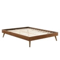 thumbnail image 2 of Modway Margo Queen MDF Wood and Rubberwood Platform Bed Frame in Walnut, 2 of 8