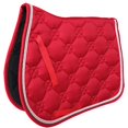 thumbnail image 4 of Lot de 2 Protections de Selle Cheval Bareback Équestre Rouge, 4 of 8