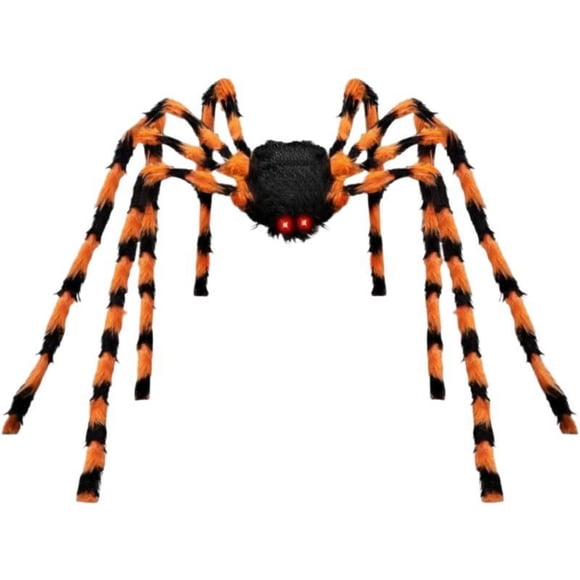 Modern Home Decor, Halloween Decorations Glowing Giant Realistic Large Hairy Scary Furry Props for Indoor Outdoor Yard Halloween Decoration