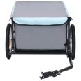 thumbnail image 2 of vidaXL Bike Trailer Black and Blue 65 kg, 2 of 5