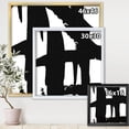 thumbnail image 3 of Designart Black & White Crossing Paths II Framed Wall Art, 3 of 3