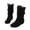 Black, variant on LSLJS Current Season Winter Elevated Wedge Heel Mid Heel Wide Mouth Up Mid Sleeve Fashion Boots, Women's Mid-Calf Boots, Womens Boots