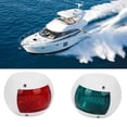 thumbnail image 1 of Boat Side Light, Navigation Signal Light Secure Red Green Lighting IP66 Waterproof  For Pontoons Yachts White,Black, 1 of 8
