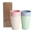 thumbnail image 2 of Agiferg 4 Pcs Gobelet Robuste et durable Réutilisable pour Adultes et Enfants (13.5 OZ), 2 of 9