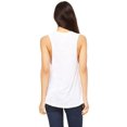 thumbnail image 2 of Bella + Canvas Débardeur Muscle Fluide pour Femmes, P, Blanc Slub, 2 of 3