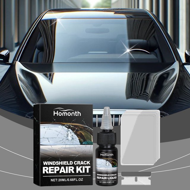 RYRDWP Clearance Automotive Front Windshield Repair Liquid Kit Quickly Repair Cracks Clear Vision Safe Travel 20ml