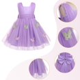 thumbnail image 3 of IBTOM CASTLE Baby Girls Birthday Party Dress Butterfly Embroidery Princess Tulle Tutu Wedding Pageant Evening Prom Ball Gown, 3 of 4