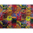 thumbnail image 5 of oneOone Cotton Cambric Magenta Fabric Paisley Patchwork Craft Projects Decor Fabric Printed By The Yard 42 Inch Wide, 5 of 5