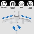 thumbnail image 3 of MesaSe Stand Telescopic Garment Steamer Rack Height Adjustable Garment Steamer Clothes Rack Foldable Standing Garment Hanger Steaming Clothes Portable Cloth Steam Rack Home Ironing, 3 of 8