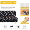 thumbnail image 4 of 2024 2021 New Armless Futon Cover Stretch Folding Sofa Bed Slipcover Polyester Elastic Fabric All-Inclusive Cover Furniture Protector, 4 of 9