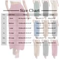 thumbnail image 3 of Summer Clearance 2025! Womens Plus Size Pants,Woman Fashion Solid Color Elastic Waist Drawstring Pocket Long Pants, 3 of 5