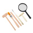 thumbnail image 5 of KAKOWELY 1 Set Kids Science Kit Hammer Chisel Brush Set Dinosaur Digging Tool Archaeological Excavation Tools for DIY Digging and Learning,5.51X"X1.57"X0.79", 5 of 5