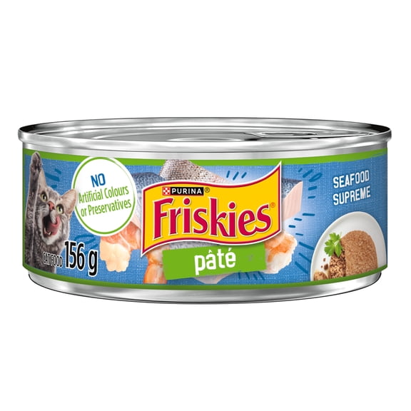 Friskies Pate Supreme aux Fruits de Mer Nourriture pour Chats