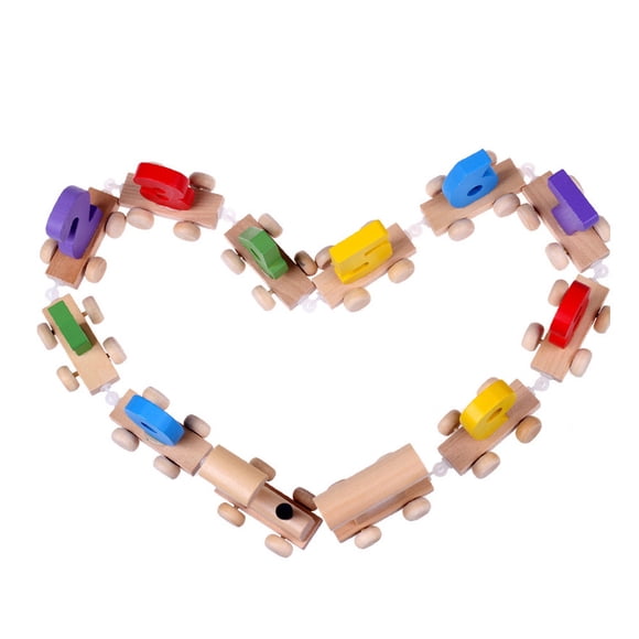 Building & Construction Toys Personalised Wooden Name Digital Year Birthday Train Educational Christmas
