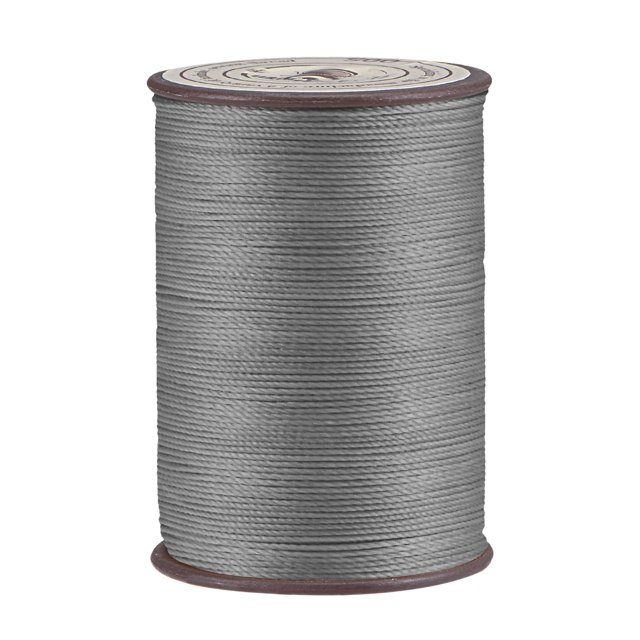 Unique Bargains Fil Ciré en Polyester Gris Pâle, 137 Verges