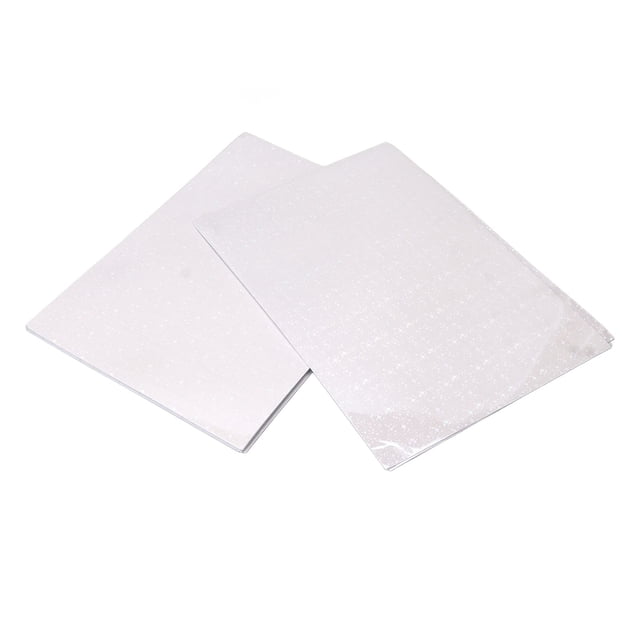 Holographic Cold Laminate Sheet, A4 Holographic Laminate Sheets 50 Sheets Cuttable Scratch Resistant For Badge Type 1,Type 2
