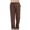 thumbnail image 1 of ITFABS Women's Drawstring Pants, Autumn Elastic Waist Solid Color Loose Lounge Pants, 1 of 9
