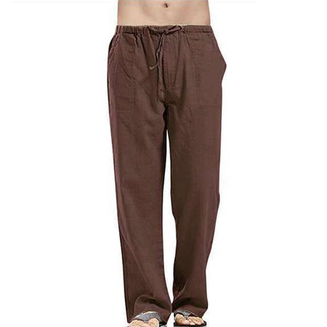 ITFABS Women's Drawstring Pants, Autumn Elastic Waist Solid Color Loose Lounge Pants