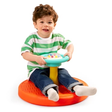 Jouet d’activité Twist & Spin 3 pièces avec lanceur de balle, pour tout-petits de 18 mois et jouet préscolaire par Battat