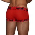 thumbnail image 4 of B91xZ Boxeurs pour Hommes sous-Vêtements en Coton Doux et Confortables, Rouge L, 4 of 5