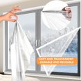 thumbnail image 5 of CUITING Window Insulation Kit  47 X 63 Inches  with Adhesive Tape  Cuttable Clear Film for Window Draft Proofing  Winter Insulation and Heat Retention, 5 of 5
