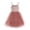 Pink Dress, variant on Girls's A Line Dress Toddler Baby Solid Patchwork Lovely Holiday Relaxed Comfy Round Neck Mesh Ruffle Hem Cute Sleeveless Princess Dress Blue 9-12 M