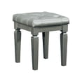 thumbnail image 2 of Topline Home Furnishings Silver Vanity Stool, 2 of 2