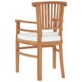 thumbnail image 1 of vidaXL 3 Piece Garden Dining Set Solid Wood Teak, 1 of 1