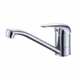 thumbnail image 2 of Silver Copper Basin Faucet Single Hole Mixer Tap for Bathroom and Kitchen Easy Install 100% Durable, 2 of 8