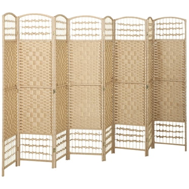 HOMCOM 5.6ft Folding Room Divider, Freestanding Privacy Screen for Bedroom