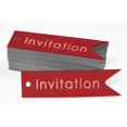 thumbnail image 2 of Inkdotpot Étiquettes d'Invitation en Feuille d'Or Rose Véritable pour Fête 50 Pcs, 2 of 6