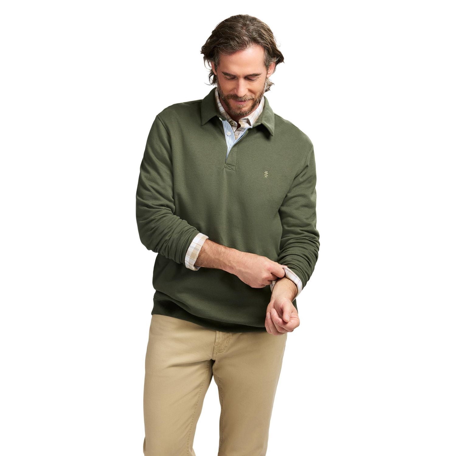 Izod L/S polo popover