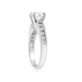 thumbnail image 2 of 2 ct Diamond Engagement Ring 14K White Gold Channel Set, 2 of 3