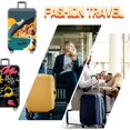 thumbnail image 4 of Luggage Cover Stretch Fabric Suitcase Protector Baggage Dust Case Cover Suitable for18-32 Inch Suitcase Case Travel Organizer H614 L, 4 of 6