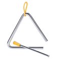 thumbnail image 1 of Instrument de Percussion Triangulaire en Acier pour Enfants avec Batteur - 8 Pouces, 1 of 9