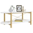 thumbnail image 2 of vidaXL Coffee Table White 110x48x40 cm Engineered Wood, 2 of 4