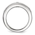 thumbnail image 2 of Edward Mirell Titanium Cable & Spinel w/Sterling Silver Bezel 8mm Band Size 10, 2 of 4