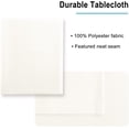 thumbnail image 2 of JIAIA Rectangle Water Resistant Spill Proof Washable Polyester Tablecloth 54 x 80 Inch, 2 of 4