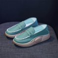 thumbnail image 2 of fastboy Chaussures Décontractées pour Femmes Confortables à Enfiler Souples pour la Marche Intérieure Extérieure Vert 39, 2 of 9