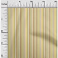 thumbnail image 2 of oneOone Velvet Yellow Fabric Stripes Sewing Material Print Fabric By The Yard 58 Inch Wide, 2 of 4