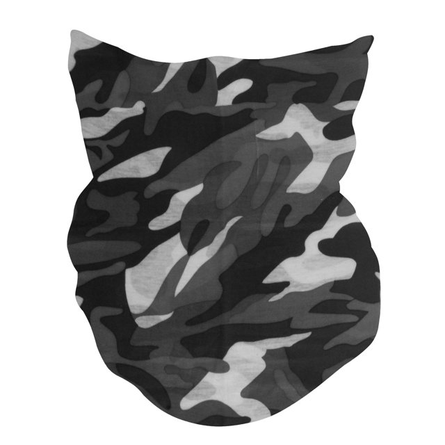 Top Headwear Face Covering Neck Gaiter - Urban Camo