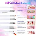 thumbnail image 4 of Nail Art Set 1Set Nail Art Set Exquisite Sturdy Plastic Professional Nail Polishing Tool for Home, 4 of 6