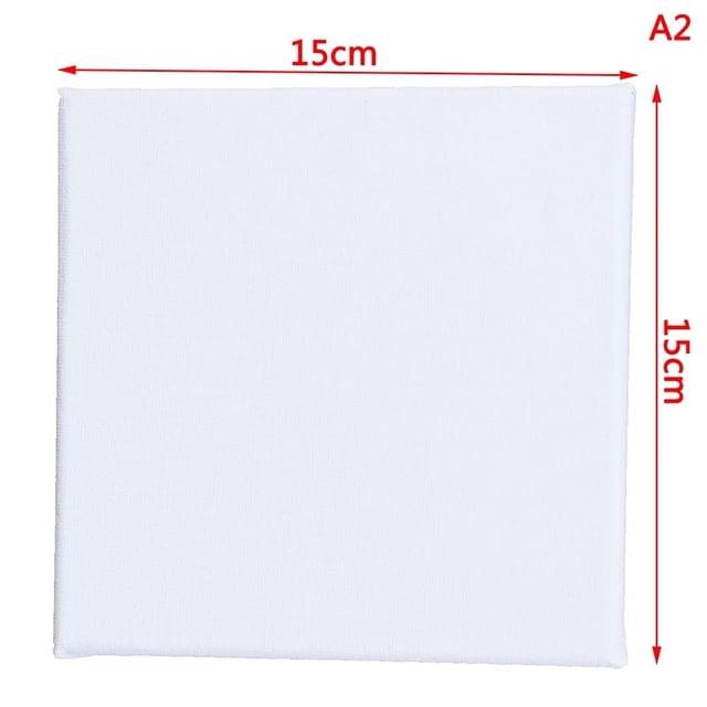 Blank White Mini Small Stretched Artist Canvas Art Board Oil Paint Board